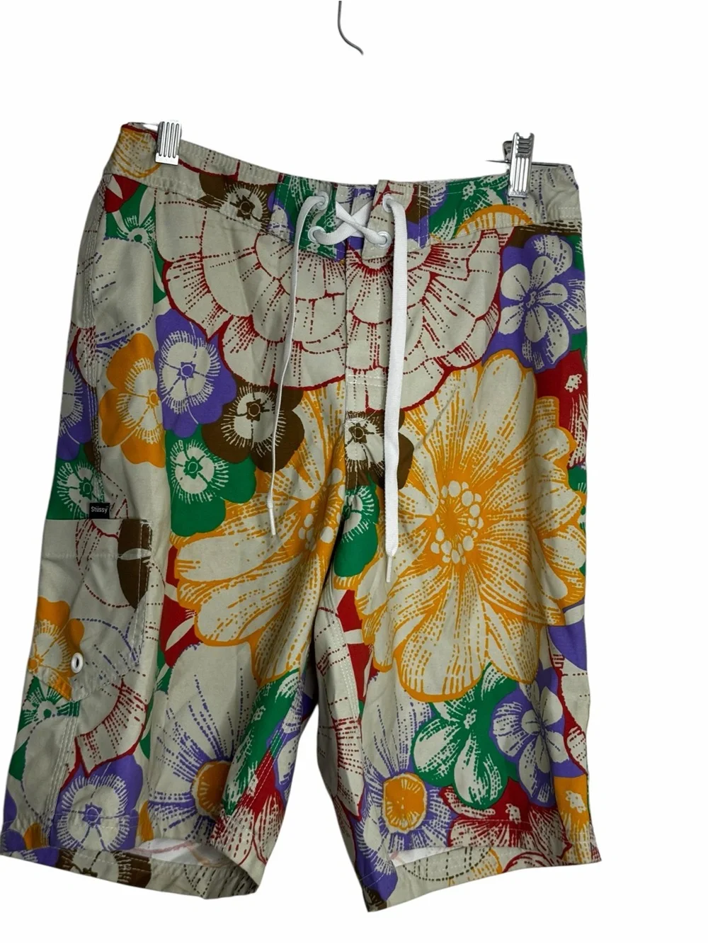Stussy Men's Floral Swim Shorts, NWOT, 28